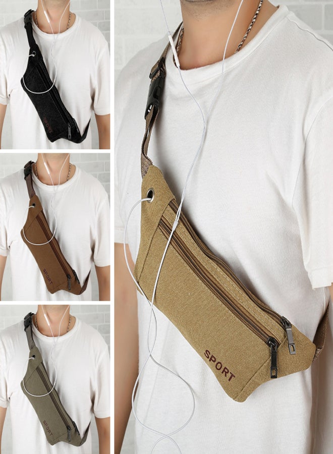 سبورت حقيبة خصر رياضية نسائية للجري في الهواء الطلق والهاتف المحمول وصالة الألعاب الرياضية واللياقة البدنية وحقيبة سفر وحزام صدر وحقيبة خصر صغيرة على شكل مظروف وحقيبة كتف - Image 4