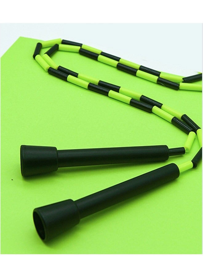 1-Piece Soft Beaded Jump Rope 9feet Green - Image 4