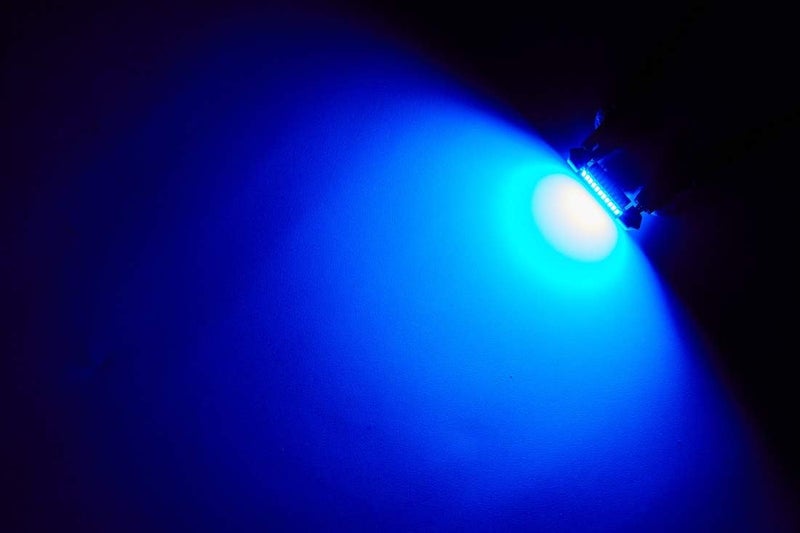 AUTOGINE 4PCS CAN-Bus Error Free 211-2 212-2 569 578 LED Bulbs Festoon 41MM / 42MM Ultra Blue - Image 3