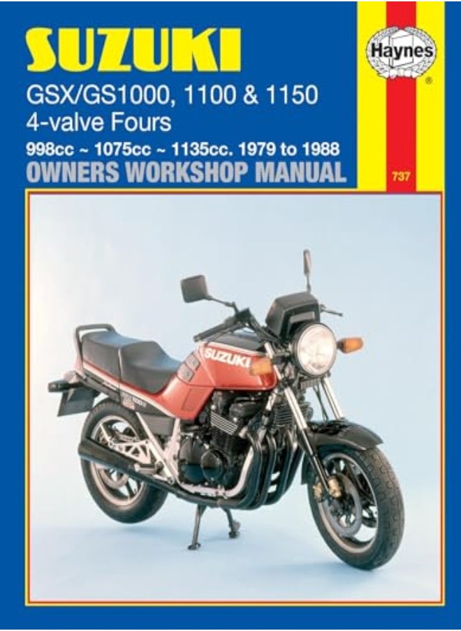 Suzuki GS/GSX1000, 1100 & 1150 4-valve Fours (79 - 88) Haynes Repair Manual 