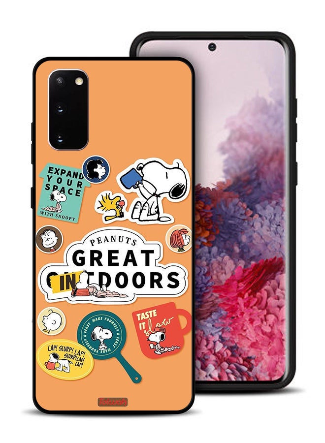 Tolwak Samsung Galaxy S20 5G Protective Case Cover Peanuts Stickers - Image 1