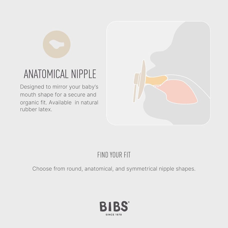 BIBS Colour Anatomical Soother 2-Pack - Image 3
