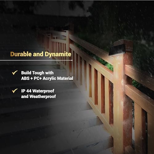 Dylect® Luxe Solar Up Down Light Outdoor, 2 in 1 Solar Motion Sensor Light for Home, Garden, Balcony, Pillar| Reliable 24 Hr Runtime, Powerful 2000mAh Battery, IP54 Waterproof (4000K Natural White) - Image 3