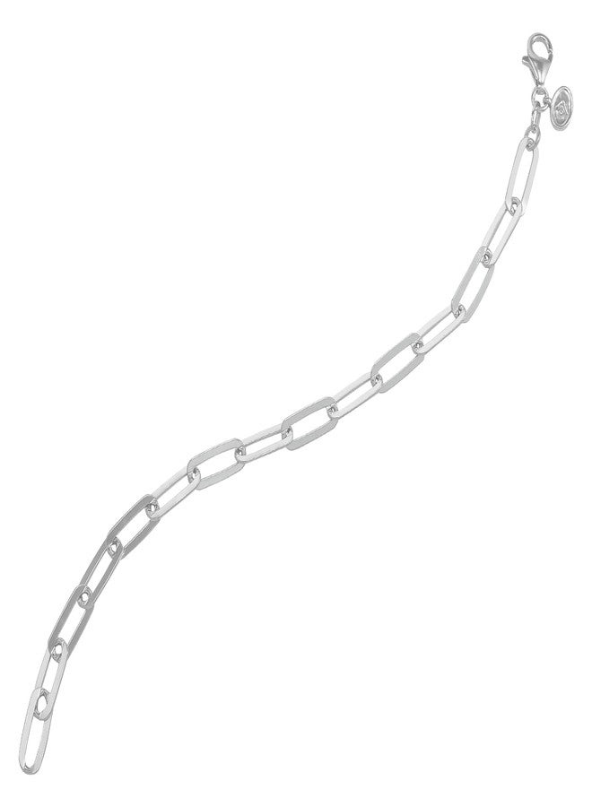 Silpada 'Falling Paperclips' Chain Bracelet in Sterling Silver, 7.25" - Image 4