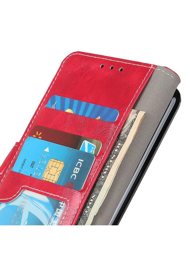 erorex Case For Motorola Moto G32 4G Retro Crazy Horse Texture Horizontal Flip Leather Phone Case - Image 4