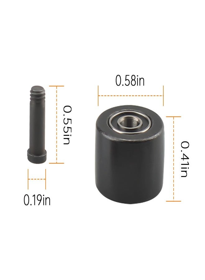 Hugexpen 2 Pack 3037PAS Pneumatic Belt Sander Bearing Fits for Astro Pneumatic Tool Pulley Assembly- Steel - Image 2