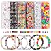 GMMA Square Letter Beads for Bracelets Making 1680 Pcs 6x6 mm Alphabet Beads for Friendship Bracelet Acrylic Pony Beads for Jewelry MakingMulti Color Large Hole Beads - Image 2