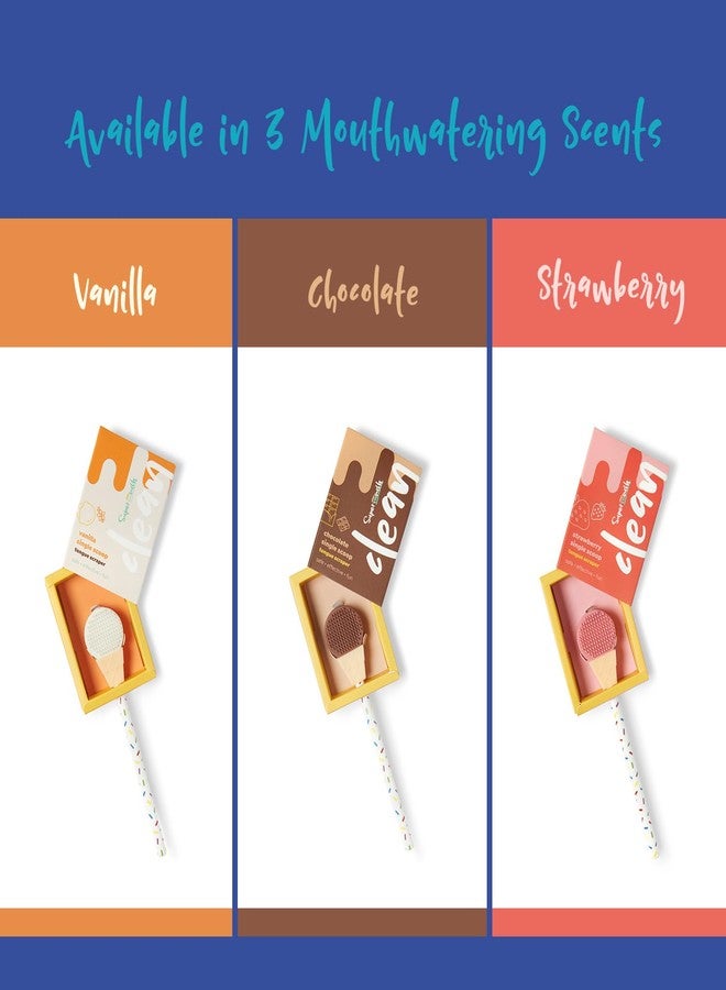 SuperMouth® Single Scoop Tongue Scraper for Toddlers & Kids Ages 2-5 – Dual-Sided Brush & Scraper Removes Odor-Causing Buildup, Fights Bad Breath, Gentle Easy-Grip Design, 3 Scents, Early Oral Care - Image 4