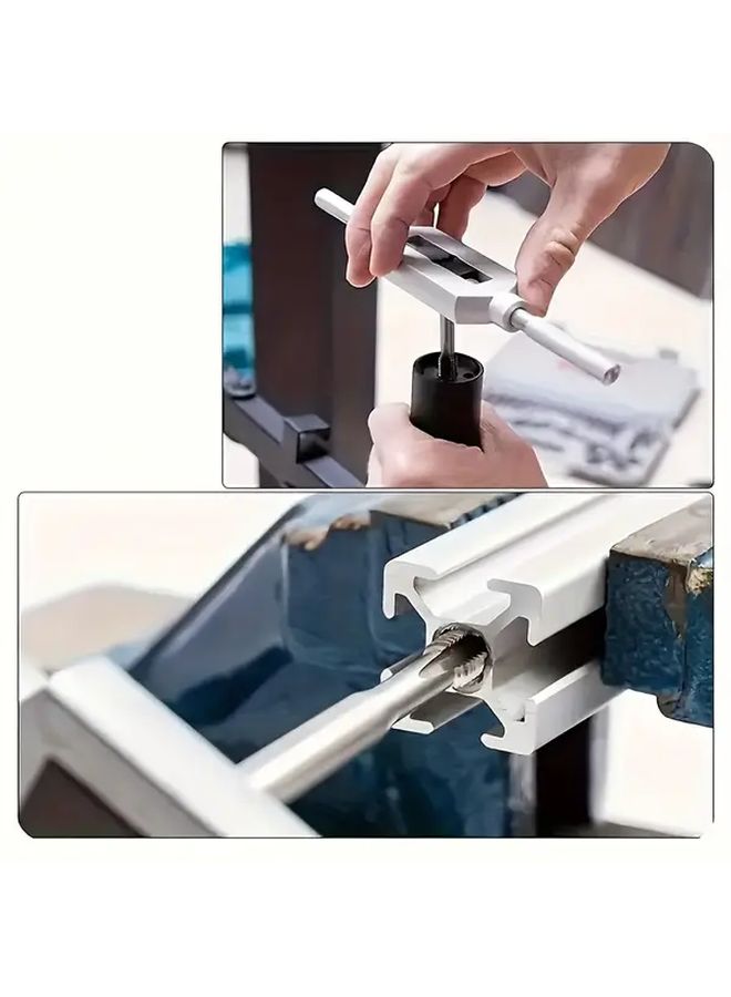7pcs Straight Slot Thread Tap Set High Speed Steel For Through And Blind Holes - Image 2