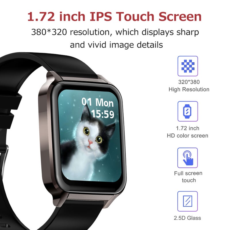 ZL23 Smart Bracelet 1.72 inch TFT Touchscreen 30 Kinds of Sports Modes/Pedometer/Heart Rate/Blood Pressure/Notifications Reminder - Image 4