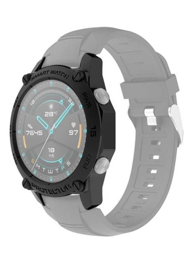 NIBEMINENT TPU Protective Case For Huawei Watch GT2 Smartwatch Black - Image 1
