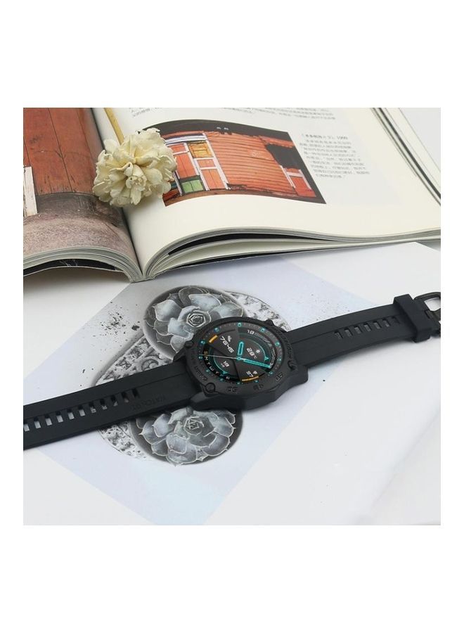 NIBEMINENT TPU Protective Case For Huawei Watch GT2 Smartwatch Black - Image 2