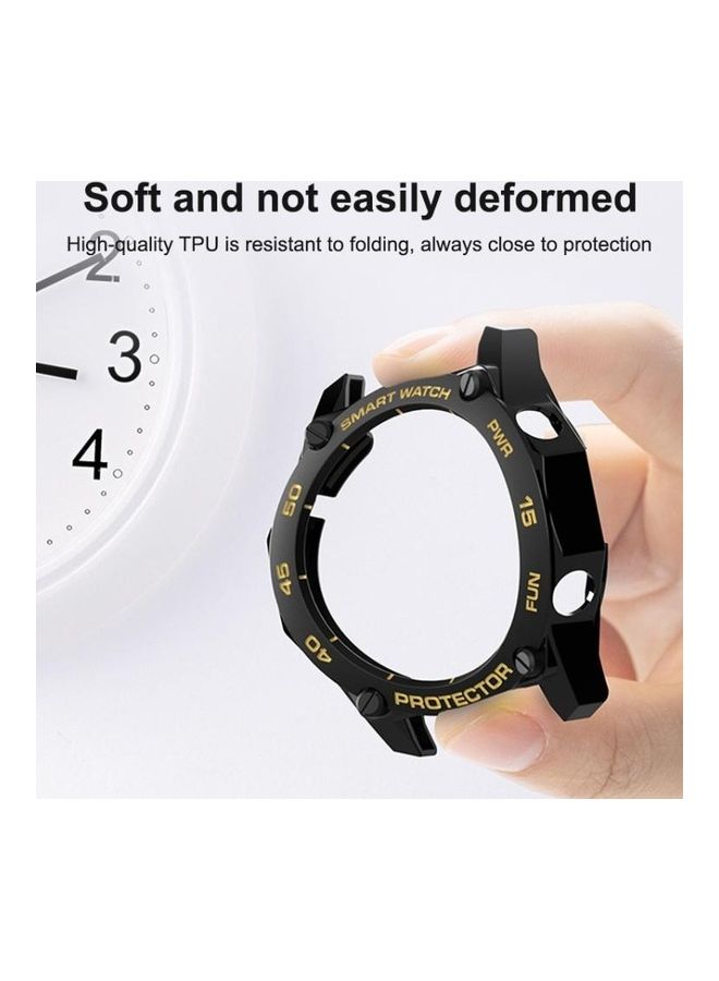 NIBEMINENT TPU Protective Case For Huawei Watch GT2 Smartwatch Black - Image 4