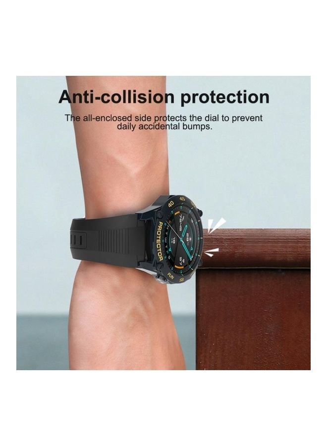 NIBEMINENT TPU Protective Case For Huawei Watch GT2 Smartwatch Black - Image 5