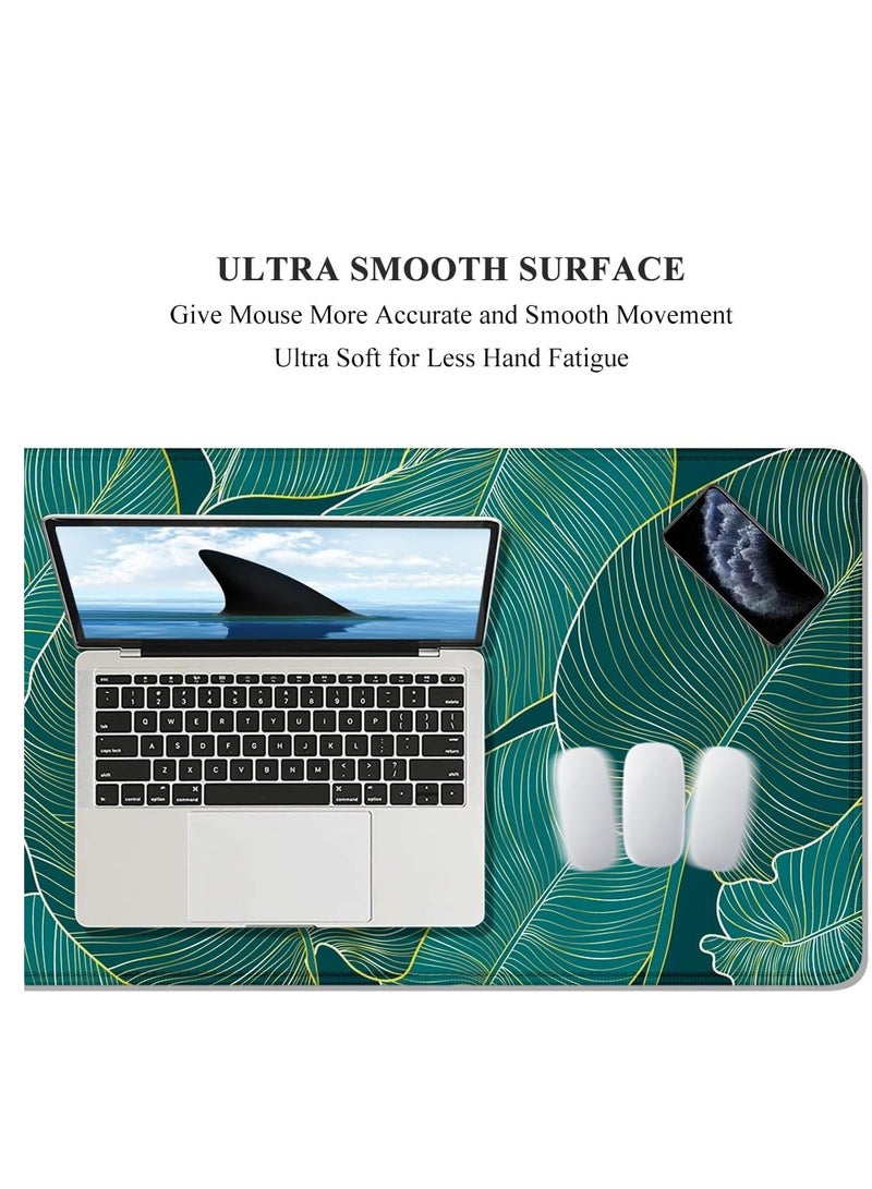 Aurrako Gaming Laptop Mouse Pad Gaming Mouse Pad Big Desk Pads PC Keyboard Non-Slip 800 * 300 * 3mm Thicker Supper Rubber Table Mat Mouse Pads Edges Design for mouse and keyboard,gaming home and working office - Image 3