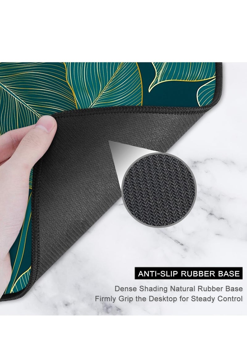 Aurrako Gaming Laptop Mouse Pad Gaming Mouse Pad Big Desk Pads PC Keyboard Non-Slip 800 * 300 * 3mm Thicker Supper Rubber Table Mat Mouse Pads Edges Design for mouse and keyboard,gaming home and working office - Image 4