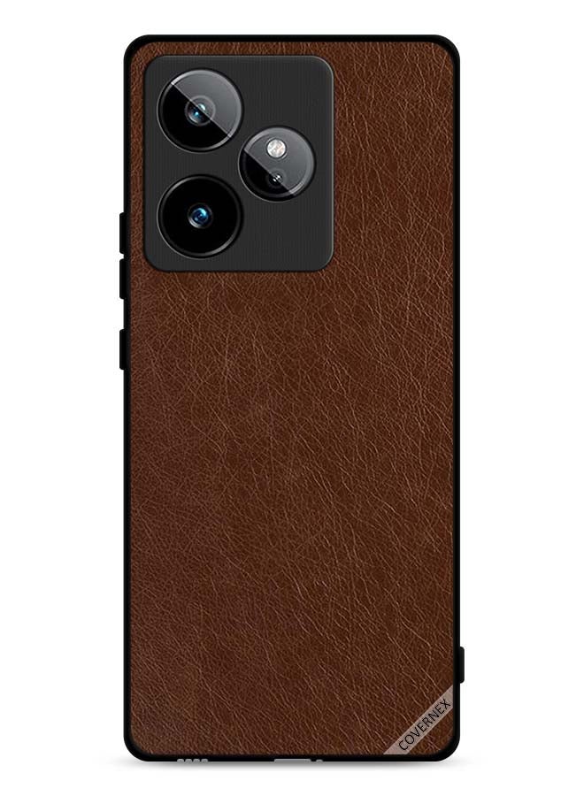 Covernex Realme GT 7T 5G Protective Case Cover Leather Pattern