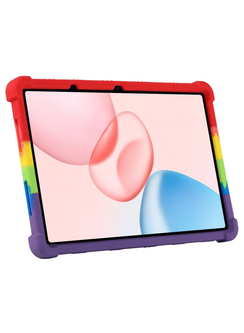 general Kids Silicone Case Compatible with Honor Pad 10 12.1 Inch 2025 Shockproof and And Anti Fall Soft Silicone Tablet Case with Multi-Angle Anti-Slip Stand - Image 3