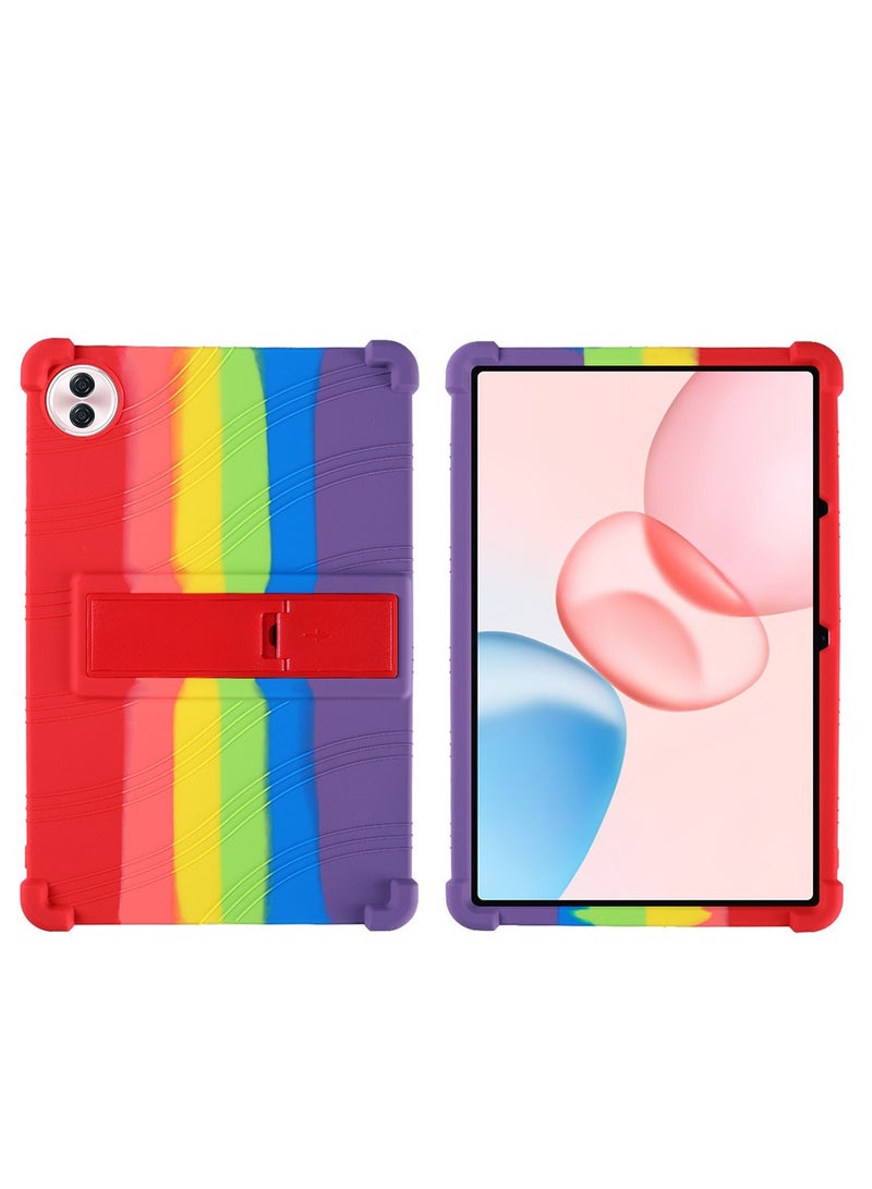 general Kids Silicone Case Compatible with Honor Pad 10 12.1 Inch 2025 Shockproof and And Anti Fall Soft Silicone Tablet Case with Multi-Angle Anti-Slip Stand - Image 1