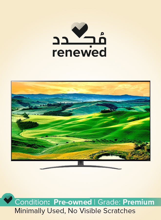 LG Renewed - 55-Inch Smart 4K QNED Mini LED TV 55QNED81 Black - Image 1