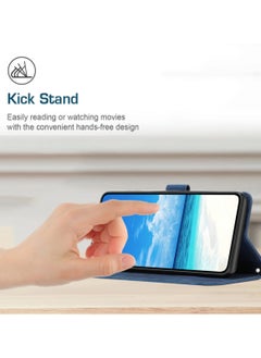 Best Choice Products For Tecno Pova 6 Pro Case,Premium Leather Wallet Case with Card Holder Kickstand Magnetic Closure Flip Folio Case Cover for Tecno Pova 6 Pro 5G,Blue  - Image 5