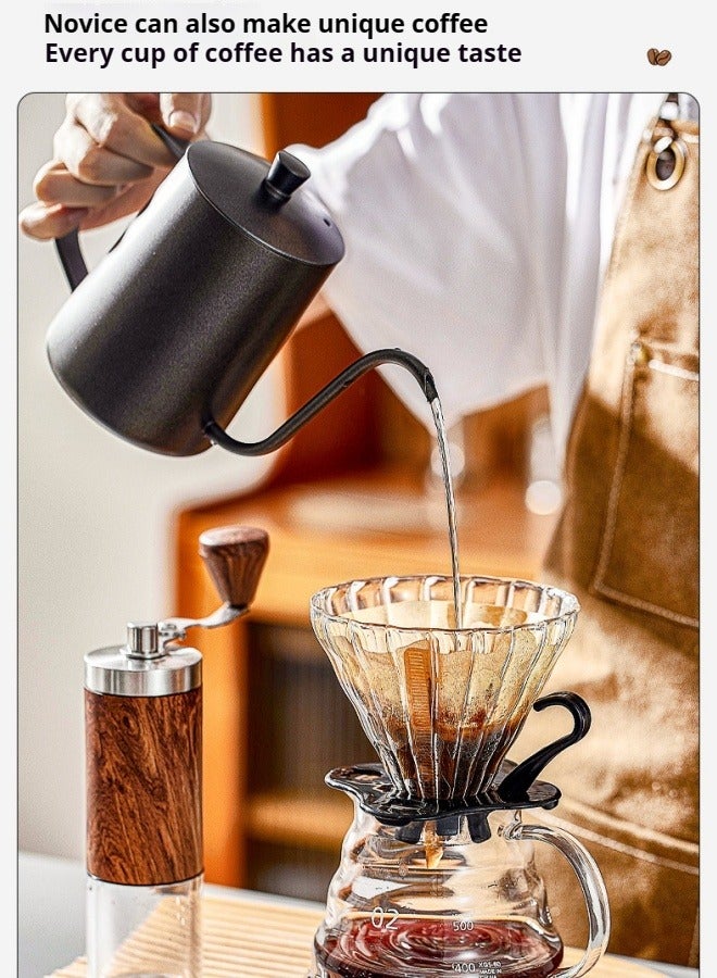 M MIAOYAN Outdoor combination portable gift self-use gift box powder press powder distributor hand brew coffee pot set - Image 3