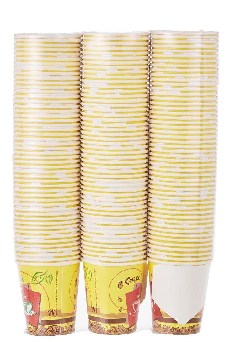 Hotpack Disposable Paper Cups with Handle 7oz, 50 Pieces - Pack of 3 (150 Cups) - Image 2