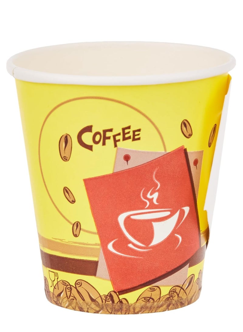 Hotpack Disposable Paper Cups with Handle 7oz, 50 Pieces - Pack of 3 (150 Cups) - Image 3