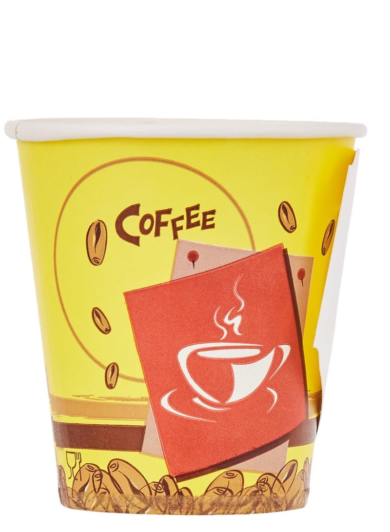 Hotpack Disposable Paper Cups with Handle 7oz, 50 Pieces - Pack of 3 (150 Cups) - Image 4