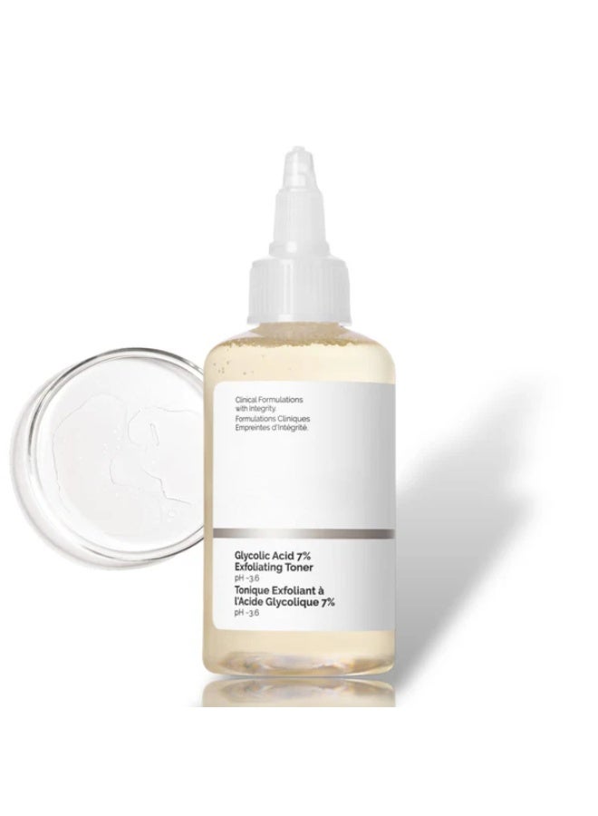 Glycolic acid toner solution