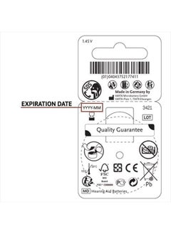 Power One Size 312 Hearing Aid Battery No Mercury, 60 Batteries  - Image 3