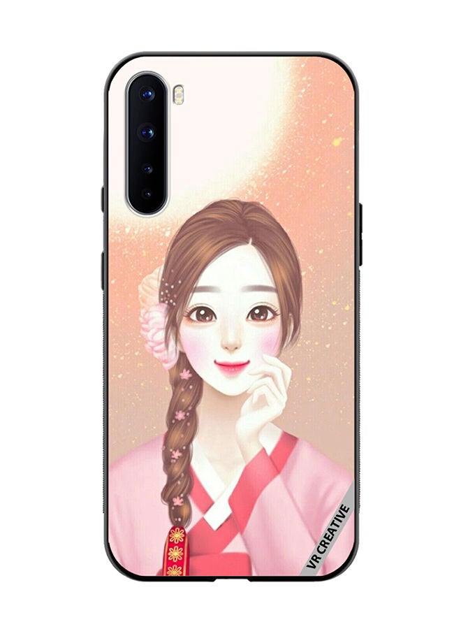 VR CREATIVE Protective Case Cover For OnePlus Nord Chinese Traditional Girl Design Multicolour - Image 1
