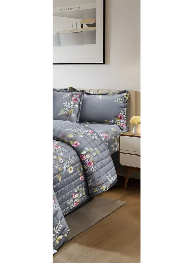 MingLi A compressed, printed, single and a half  Comforter Set consisting of 4 pieces of soft velvet, size 170*220 - Image 3