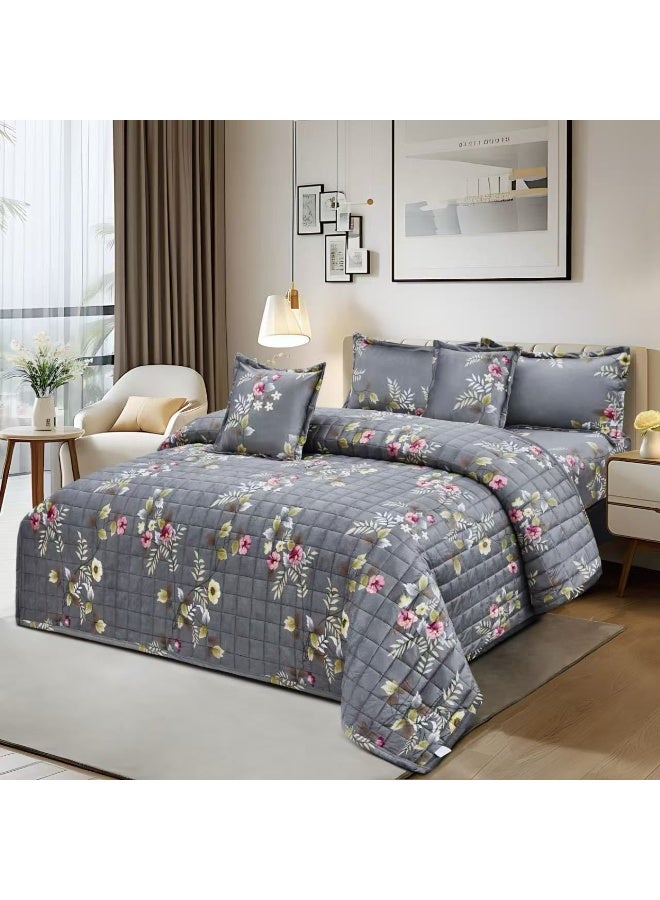 MingLi A compressed, printed, single and a half  Comforter Set consisting of 4 pieces of soft velvet, size 170*220 - Image 1