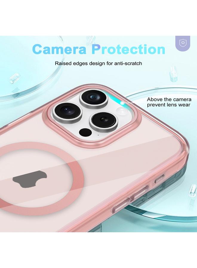S-TOP Case For iPhone 15 Pro Colorful MagSafe Magnetic PC Hybrid TPU Phone Case - Image 4