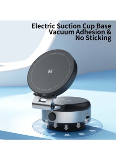 Magnetic Phone Holder with Electric Suction Cup Retractable Mobile Phone Holder for Car, Mirror, Desk and All Smooth Surfaces Grey - pzsku/ZFA94DDAF2E4B10CE00C9Z/45/_/1740499648/ac0924b7-645e-49a3-b715-1d81467b1135