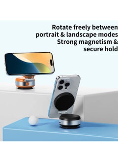 Magnetic Phone Holder with Electric Suction Cup Retractable Mobile Phone Holder for Car, Mirror, Desk and All Smooth Surfaces Grey - pzsku/ZFA94DDAF2E4B10CE00C9Z/45/_/1740499707/ad725907-ba23-4daf-b8bc-c01d35b779a3