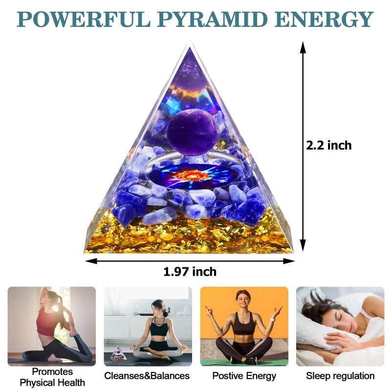TATOODAA Crystals and Healing Stones,26 Pcs Healing Crystal Set for Meditation,7 Raw Chakra Stones Crystals Kit Pyramid Reiki Real Crystal Stones with Wooden Box,Gifts for Crystal Beginners  - Image 3