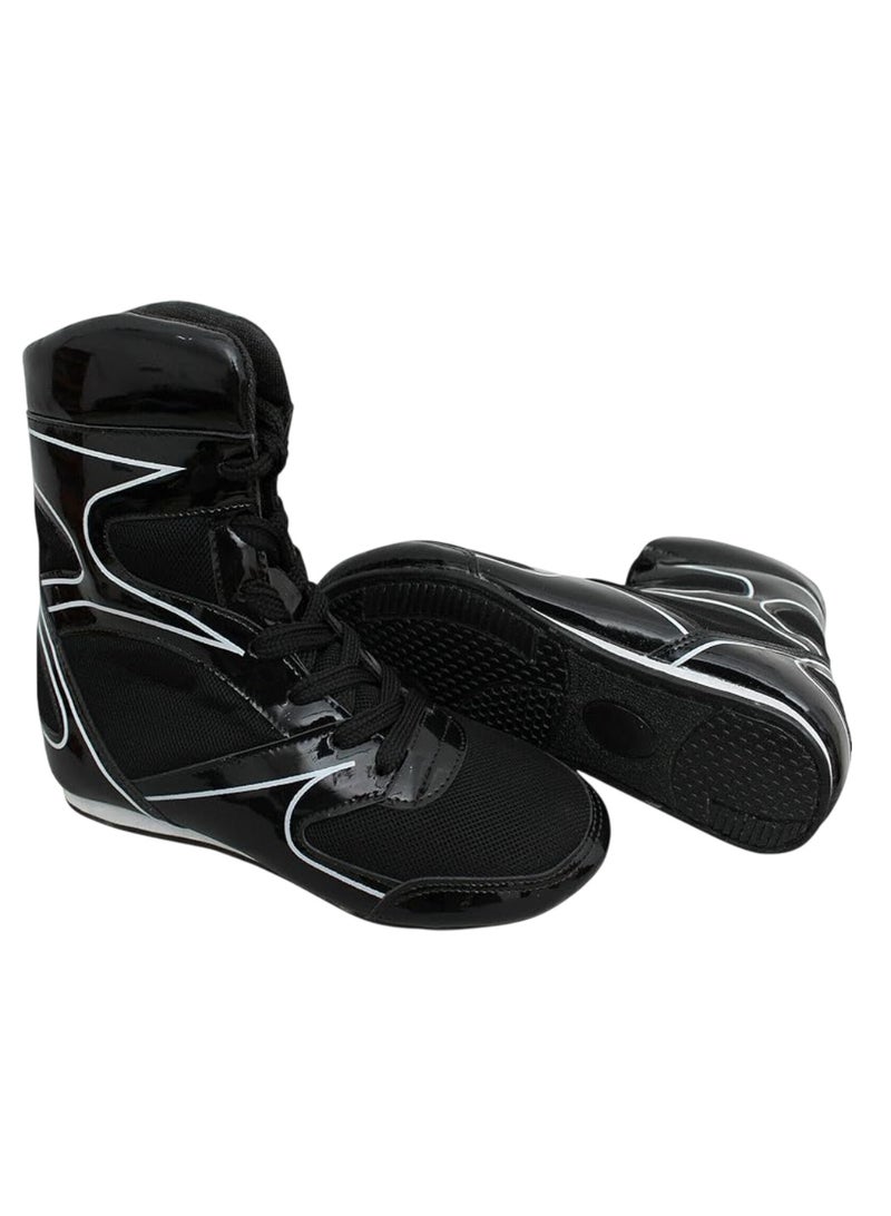 سبال ملاكمة أحذية كمال الاجسام مصارعة يقاتل أحذية مريحة حركة ارتفاع الجر رياضة حذاء للتدريب مواي تاي رفع الأثقال معدات رياضية المشي جري الصالة الرياضية - Image 2