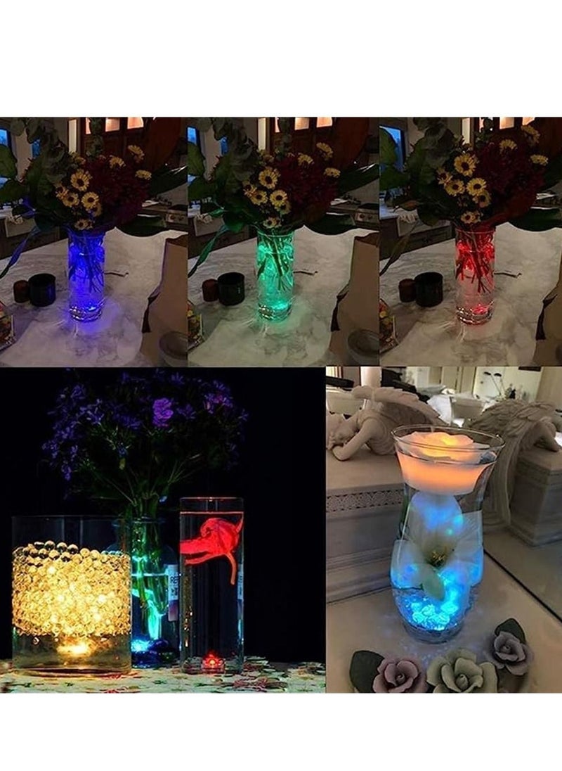Generic - Underwater Led Lights with Remote, Waterproof Multi Color Submersible Led Lights Battery Operated Pool Lights for Party-10 Pack - Image 1