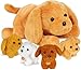 KMUYSL Puppy Stuffed Animals Toys for Ages 0 1 2 3 4 5 6 7 8 Years Old Kids  Mommy Dog with 4 Baby Puppies in Her Tummy Idea Xmas Birthday Gifts for Baby Toddler Girls Boys - Image 4
