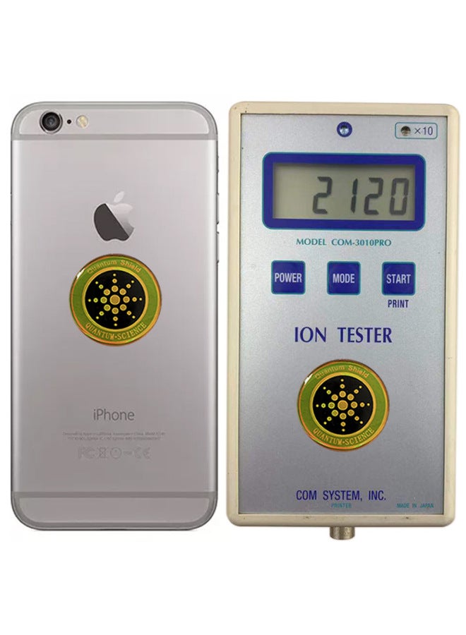 E-commerce Sunflower Anti-radiation Mobile Phone Sticker/round Patch/mobile Phone Shield EMR Shield-Color:Silver Boxed - Image 4
