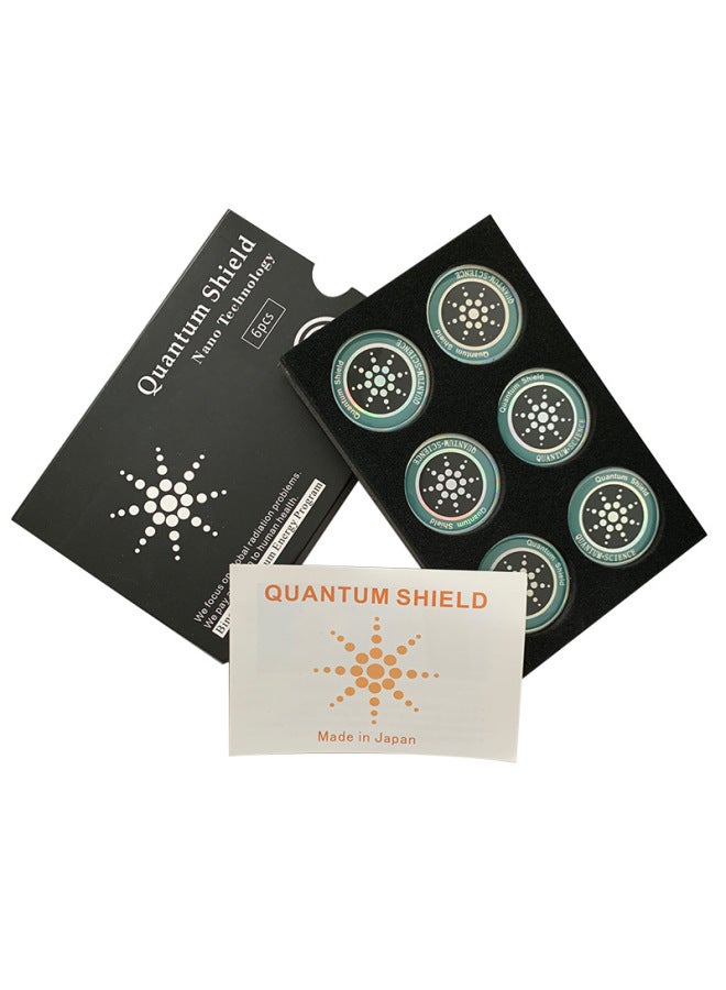E-commerce Sunflower Anti-radiation Mobile Phone Sticker/round Patch/mobile Phone Shield EMR Shield-Color:Silver Boxed - Image 1