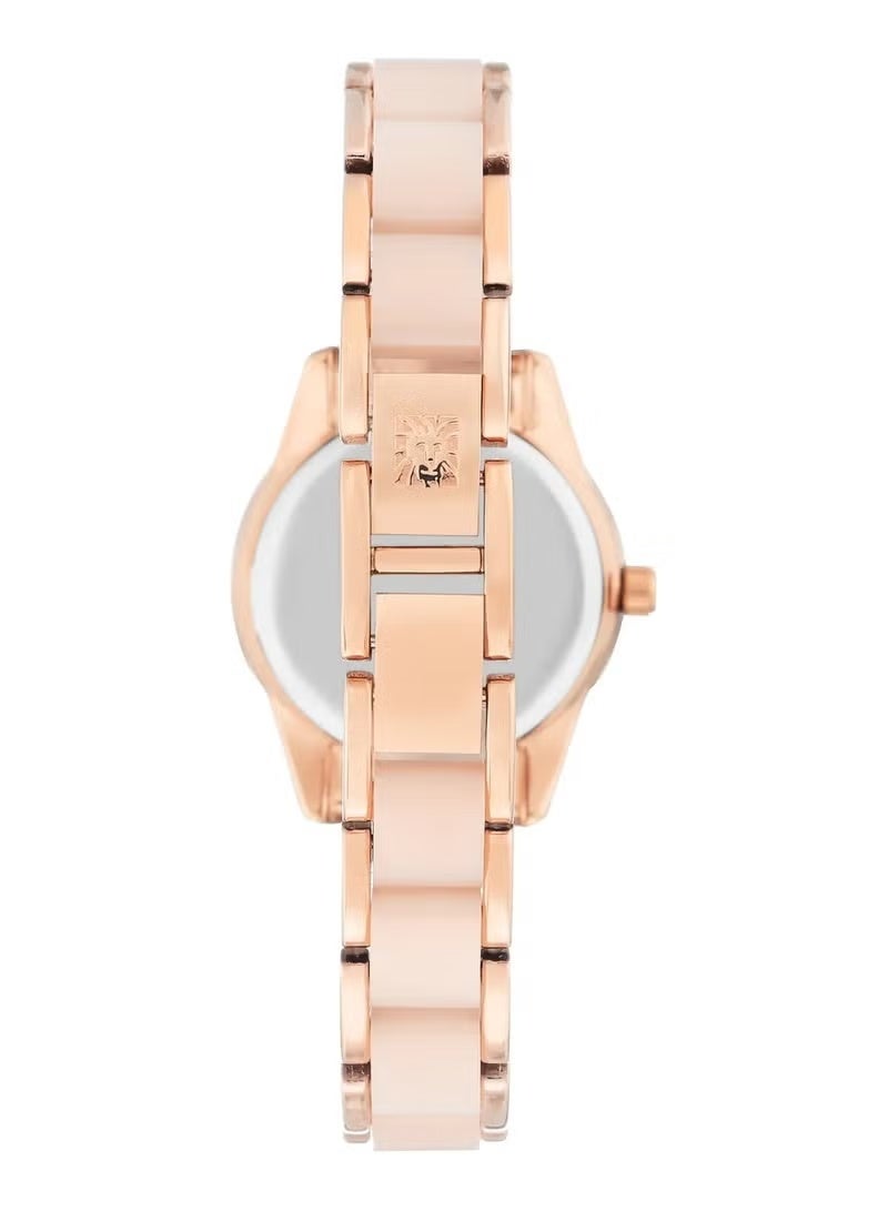 ANNE KLEIN Women's Rose Gold Analog Plastic Strap Watch - AK3212LPRG - Image 4