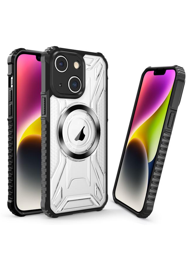 S-TOP Case For iPhone 14 Plus CD Texture Magsafe Phone Case - Image 1