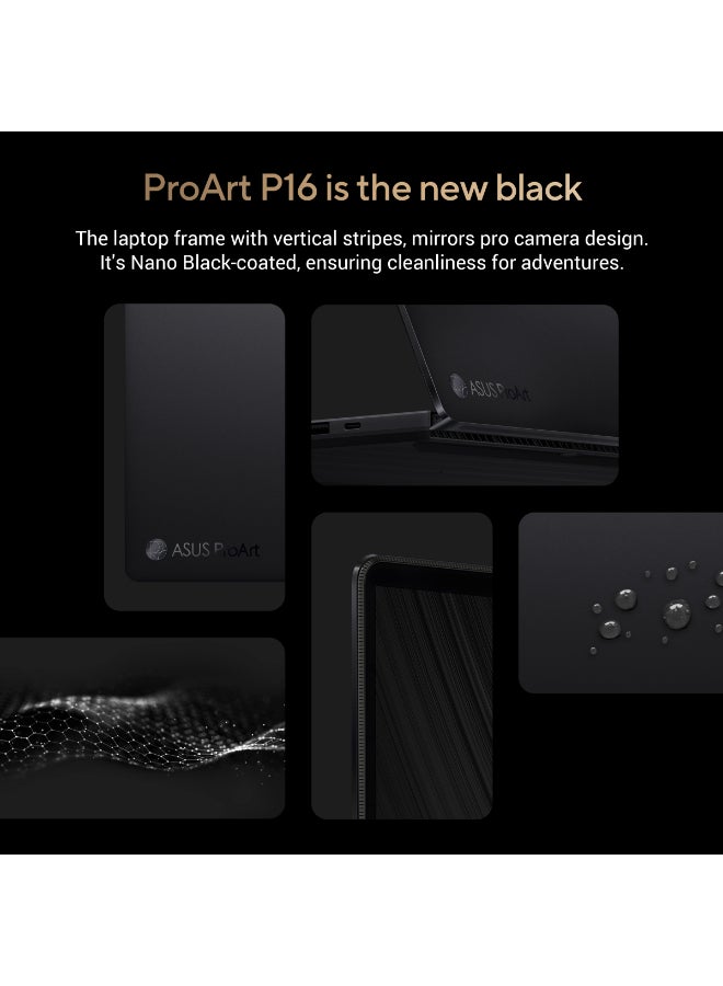 ASUS ProArt Laptop With 16-Inch Full HD Display,AMD Ryzen 9 HX 370 Processor/64GB RAM/4TB SSD/Nvidia RTX 5070 Graphics/Windows 11 Home English Black - Image 3
