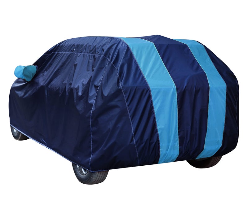 Auto Hub Car Cover Compatible with Maruti S-Presso with Mirror Pocket, Water Resistant, Triple Stitched, S-Presso Car Cover, Navy-Blue - Image 5