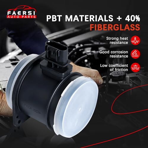 FAERSI مستشعر تدفق الهواء الشامل FAERSI متوافق مع شيفروليه ترافيرس 09-14 وكاديلاك CTS وSRX وSTS وبويك إنكلايف وجي إم سي أكاديا وبونتياك G8 يناسب MAS0272 وMAF324 وAF10536 - Image 2