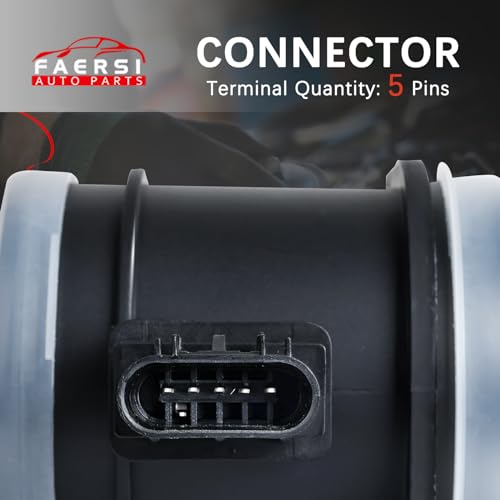 FAERSI مستشعر تدفق الهواء الشامل FAERSI متوافق مع شيفروليه ترافيرس 09-14 وكاديلاك CTS وSRX وSTS وبويك إنكلايف وجي إم سي أكاديا وبونتياك G8 يناسب MAS0272 وMAF324 وAF10536 - Image 5