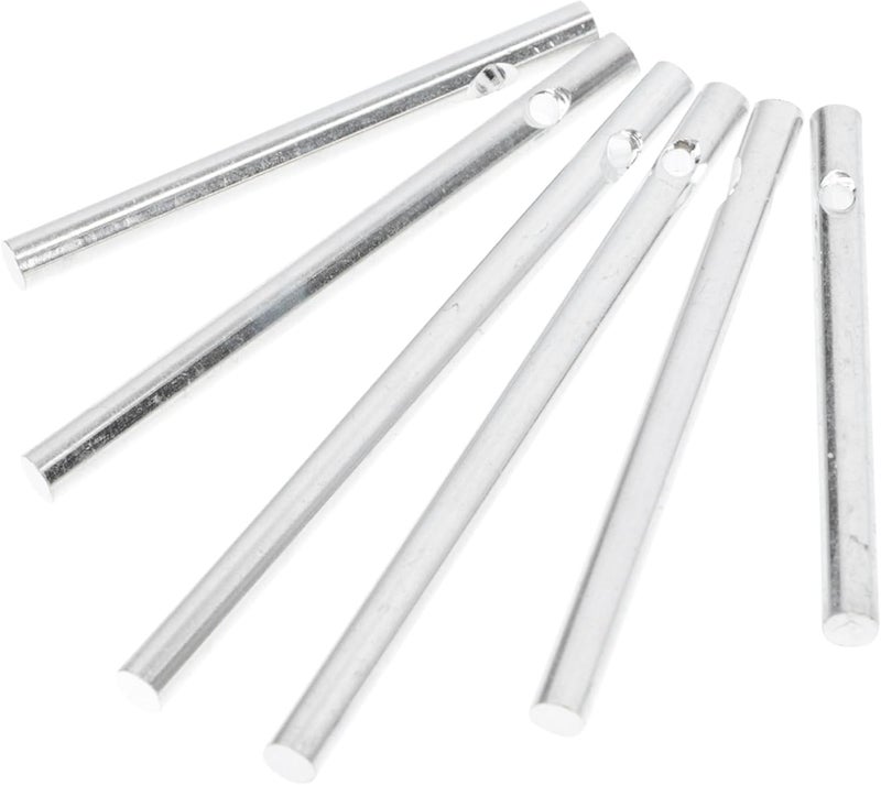 VICASKY 30pcs Aluminum Wind Chime Tubes for Crafts Hanging Decoration Supplies for Boys and Girls Pre-drilled for Easy Assembly for Spaces and Outdoor Decor - Image 1